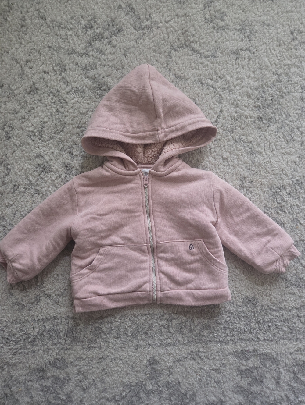 Zara Baby Girls Zip Up Hoodie